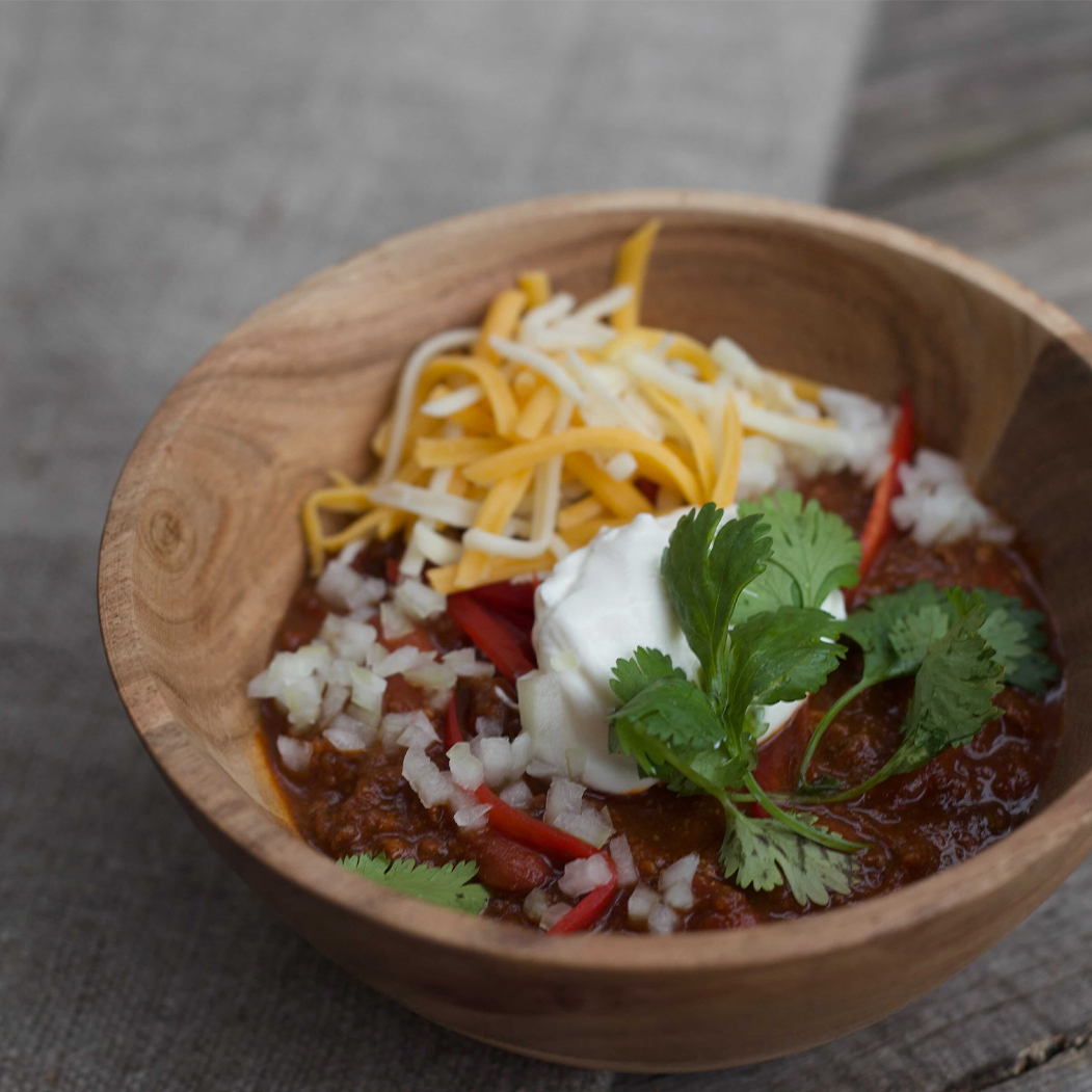 REGENERATIVE CHILI WITH BONE BROTH