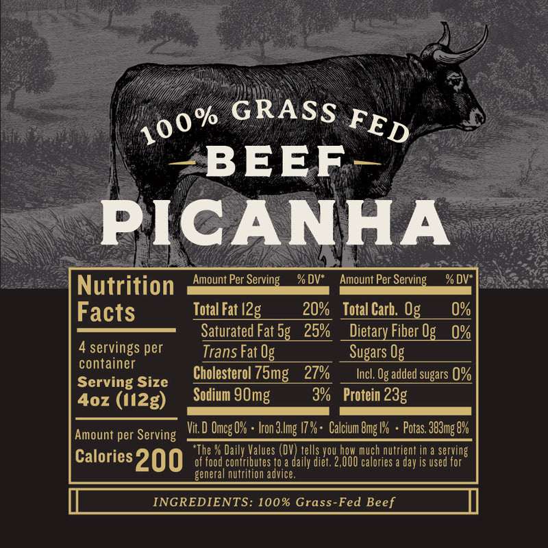 Grass Fed Beef Picanha Steak
