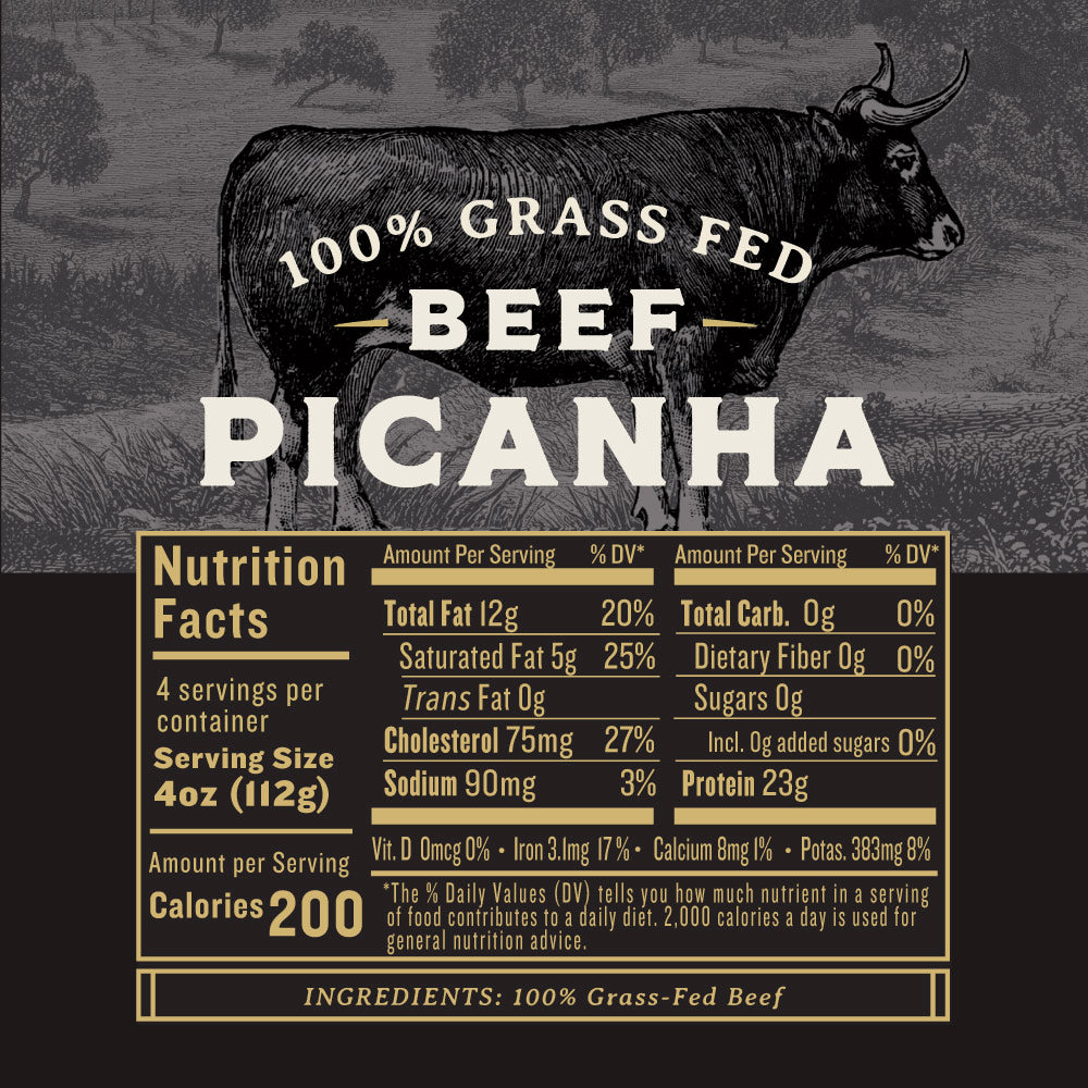Grass Fed Beef Picanha Steak