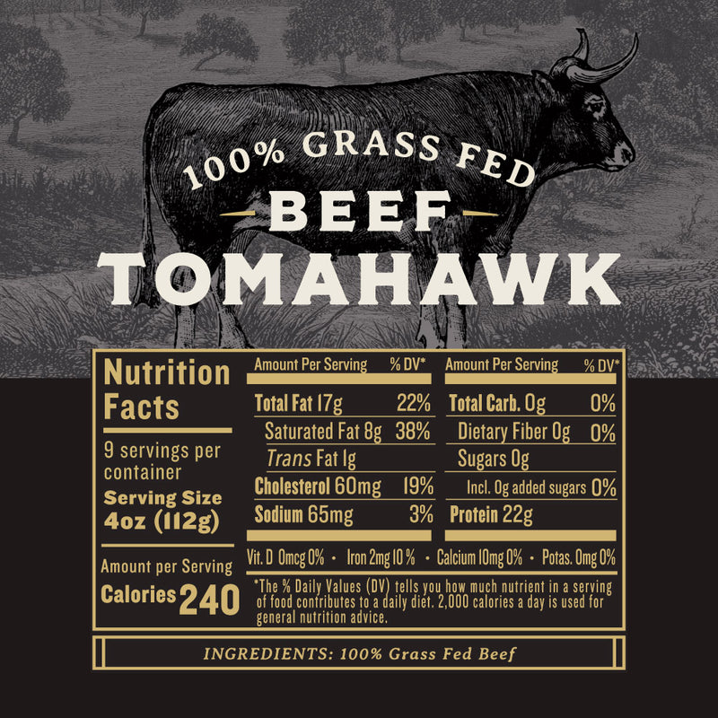 Grass Fed Beef Tomahawk