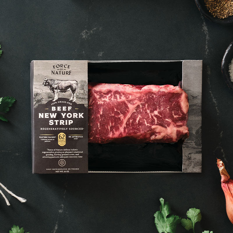 Grass Fed Beef NY Strip Steak