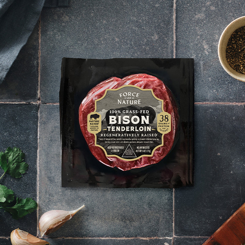 Grass Fed Bison Tenderloin Filet