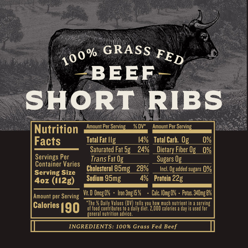 Grass Fed Beef Short Ribs