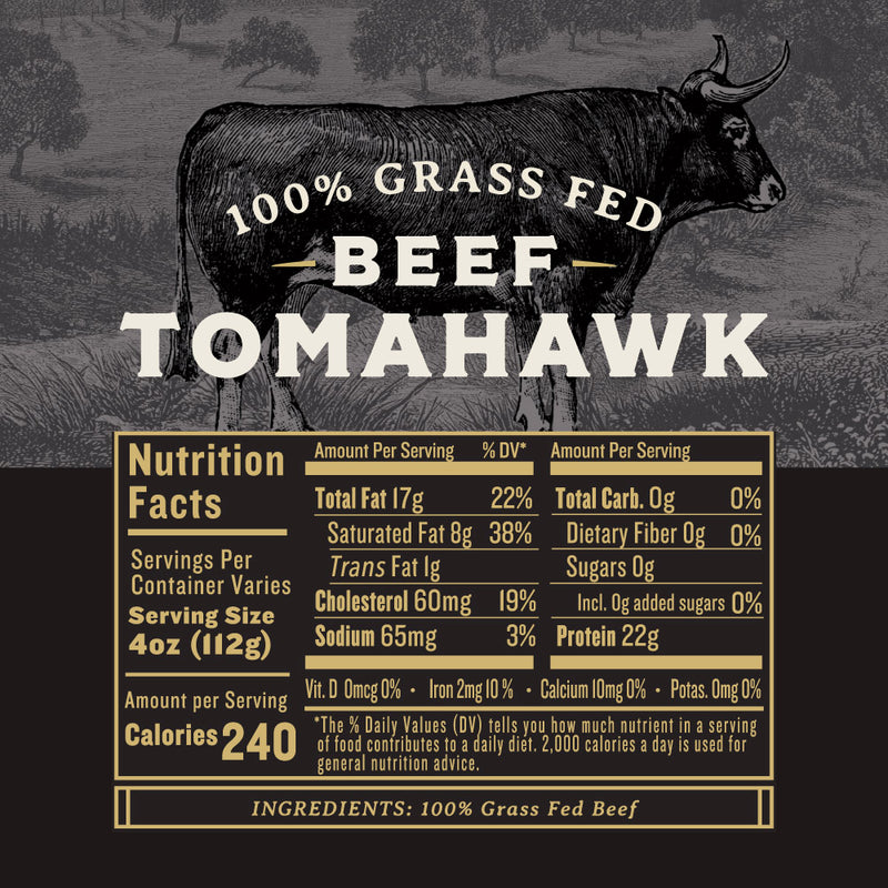 Grass Fed Beef Tomahawk