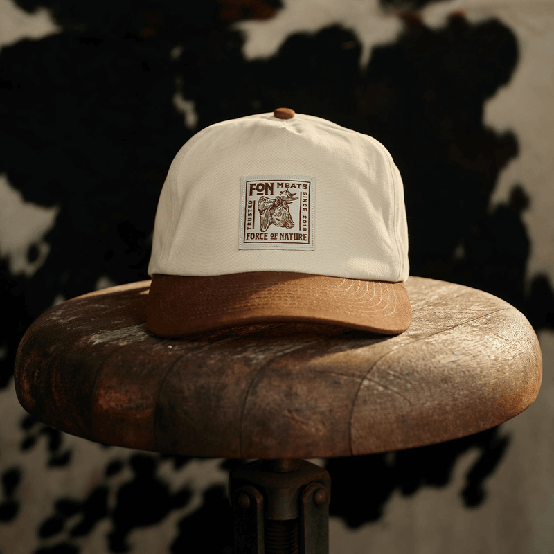 Two Tone Cow Patch Hat