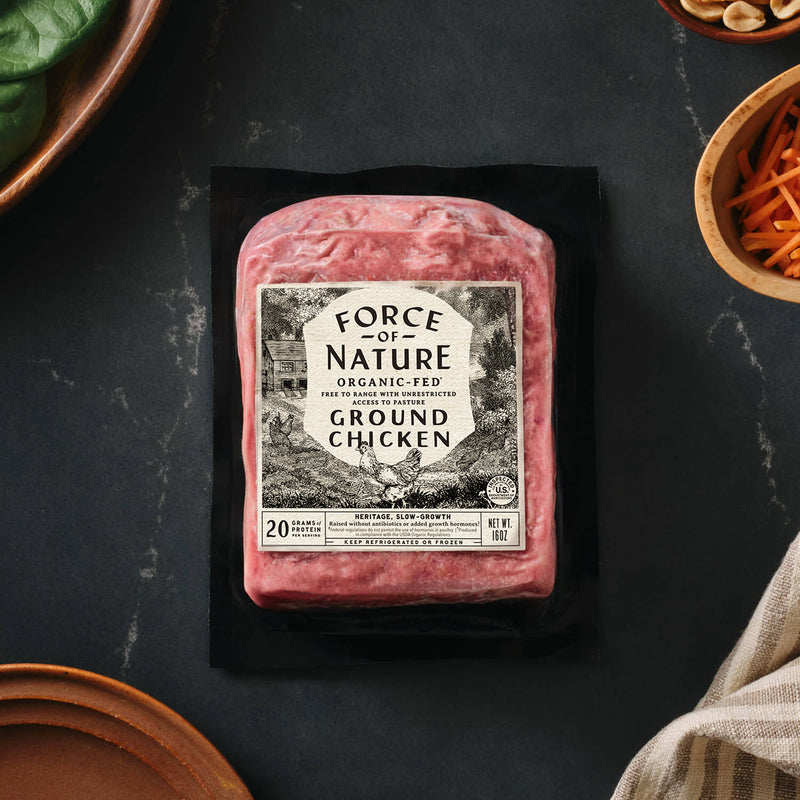 Heritage, Slow-Growth Ground Chicken