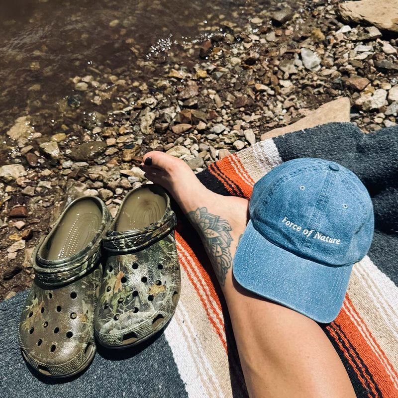 "Force of Nature" Denim Dad Hat