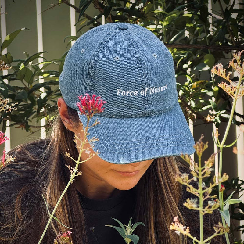 "Force of Nature" Denim Dad Hat