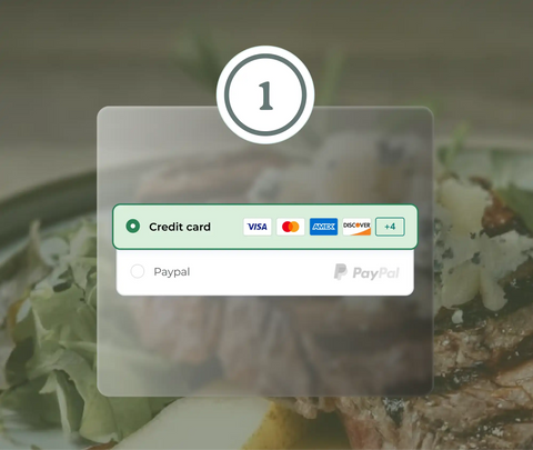 Complete checkout as you normally would