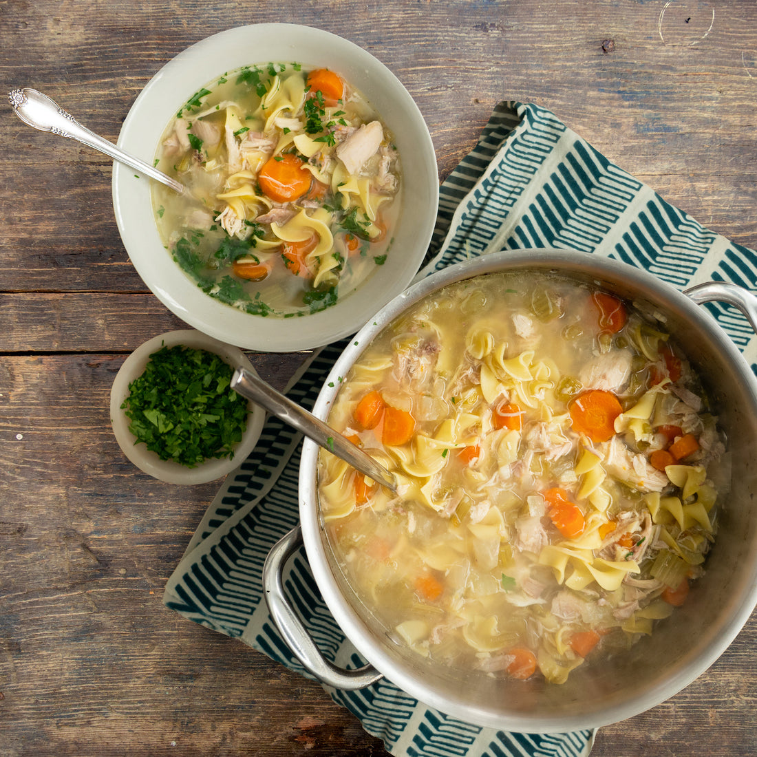 HEIRLOOM CHICKEN NOODLE SOUP