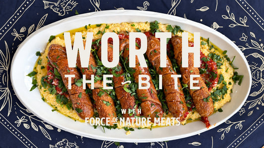 Worth the Bite's Chicken Sausage + Creamy Polenta