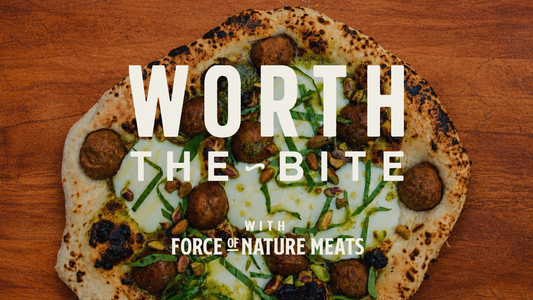 Italian Meatball Pesto Pizza