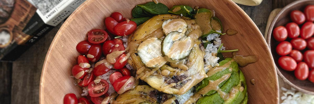 Venison Wagyu Burger Bowl