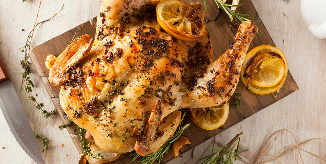 LEMON-AND-HERB ROASTED CHICKEN