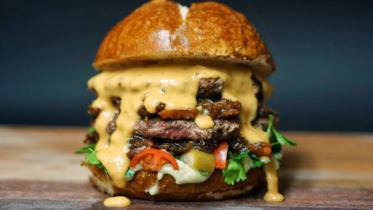 REGENERATIVE BEEF SMASH BURGER WITH SPECIAL SAUCE