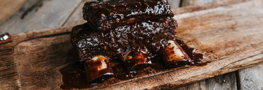 SMOKED, BRAISED BISON SHORT RIBS