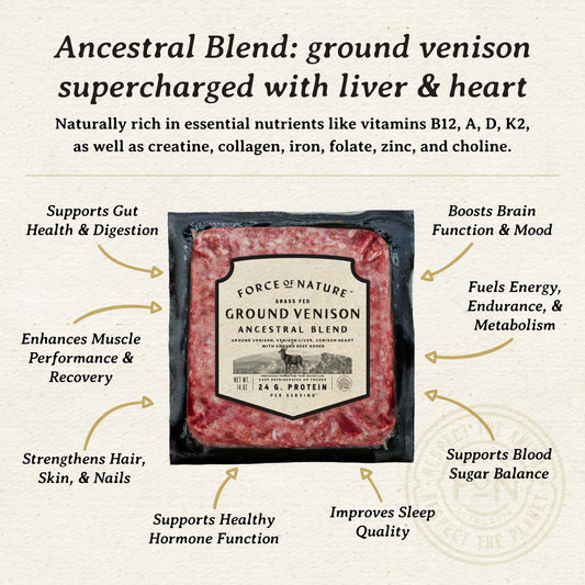 Grass Fed Venison Ancestral Blend