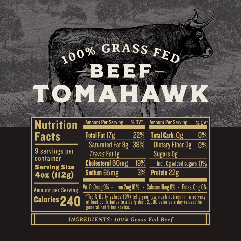 Grass Fed Beef Tomahawk