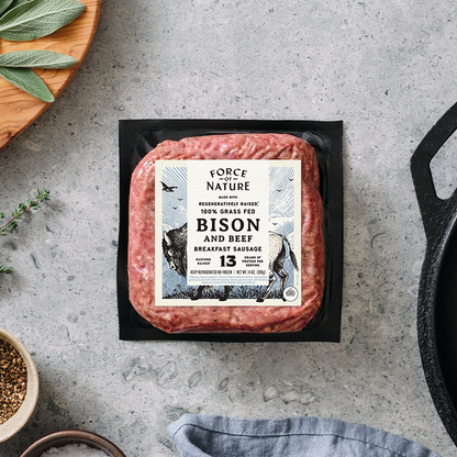 Bison + Beef Breakfast Sausage