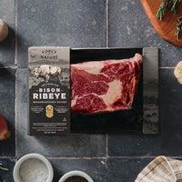 Grass Fed Bison Ribeye Steak thumbnail 3