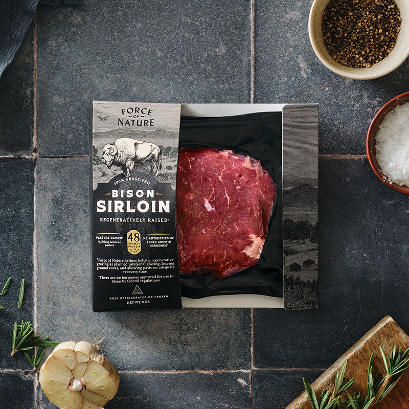 Regenerative Bison Sirloin Steak