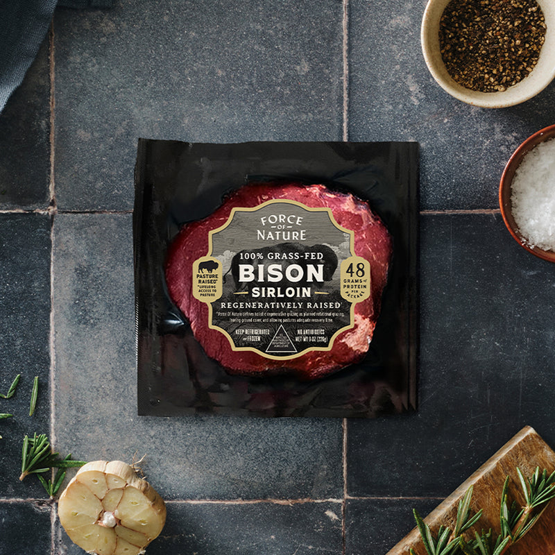 Grass Fed Bison Sirloin Steak