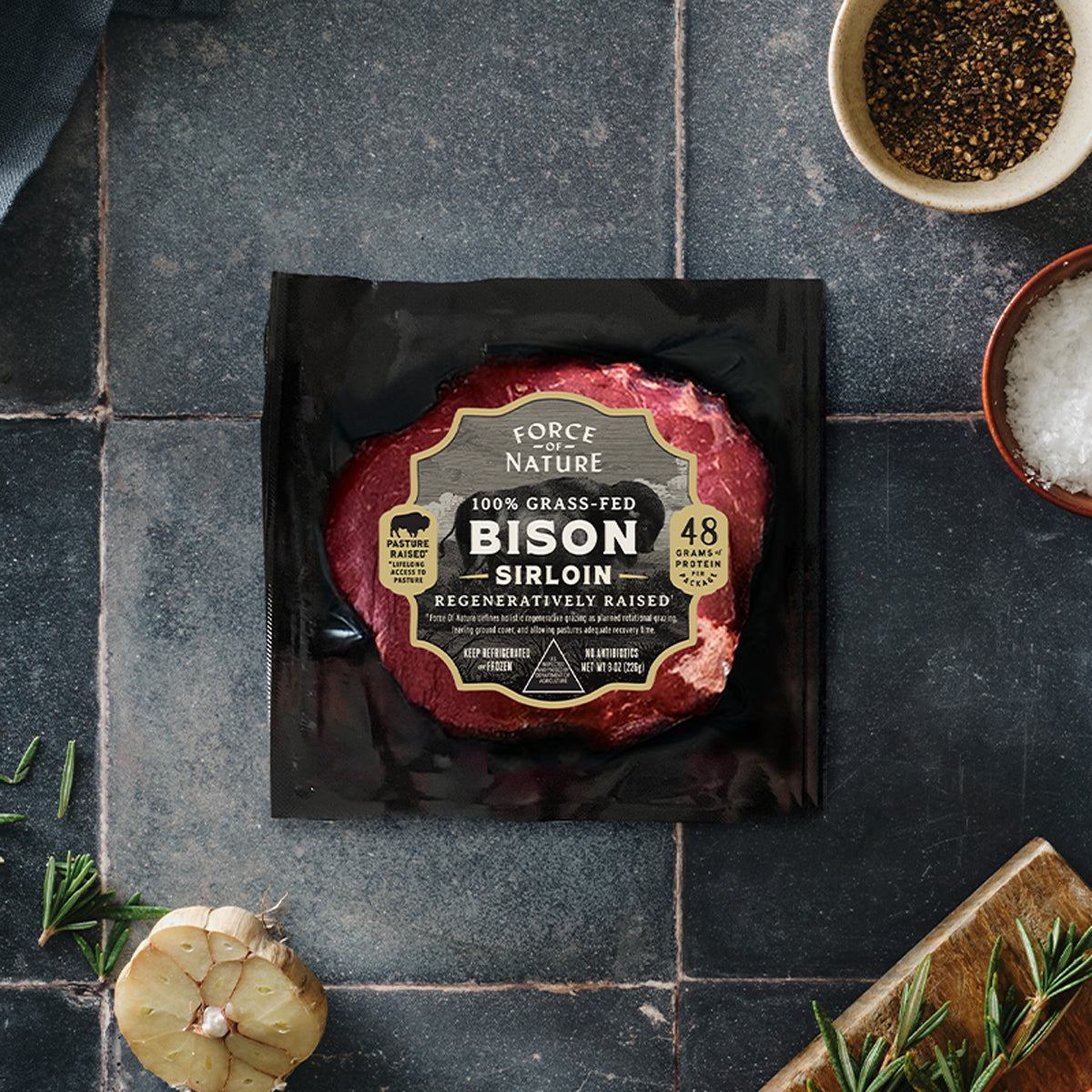 Grass Fed Bison Sirloin Steak