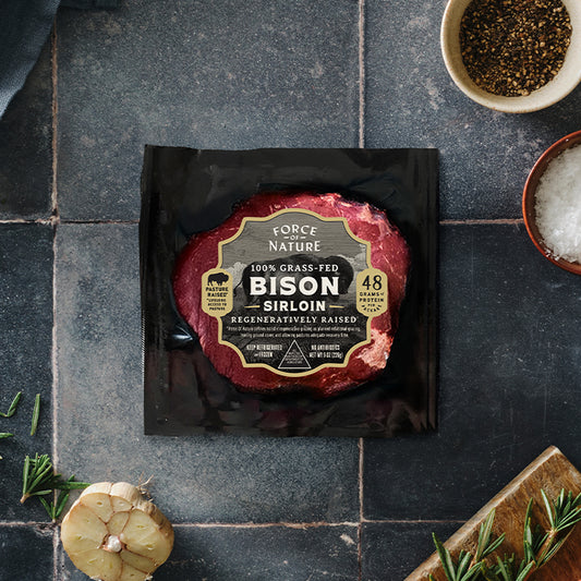 Grass Fed Bison Sirloin Steak