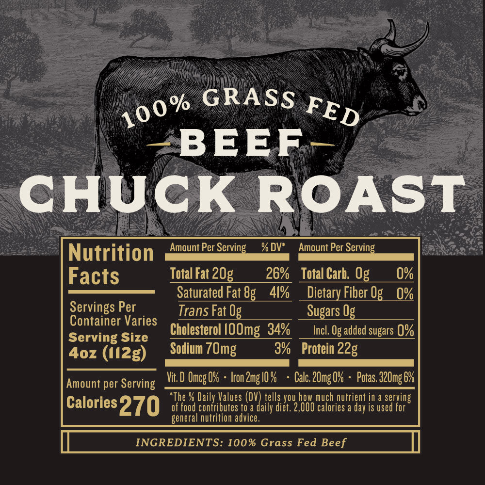 Grass Fed Beef Chuck Roast