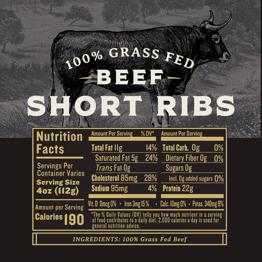 Grass Fed Beef Short Ribs