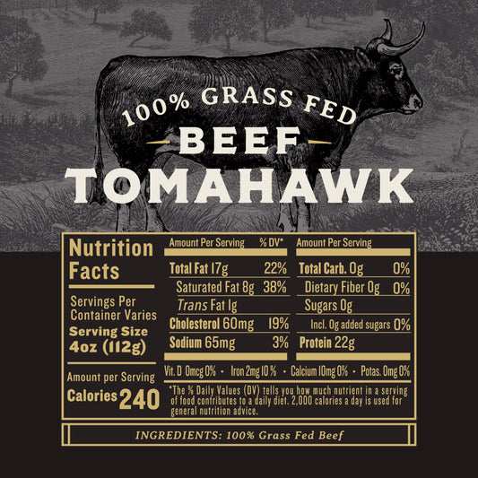 Grass Fed Beef Tomahawk