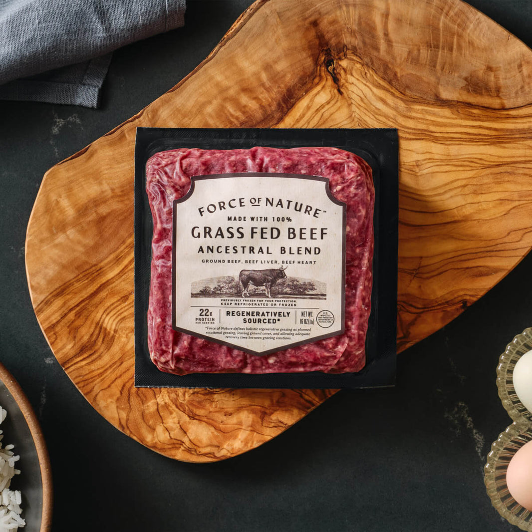 Grass Fed Ground Beef 90/10 β Force of Nature Meats