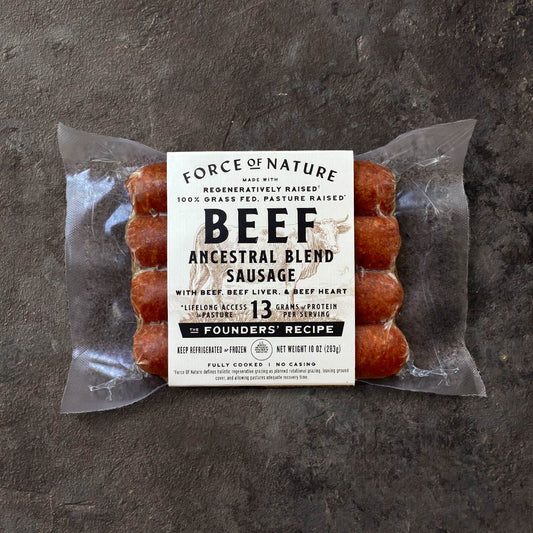 Grass Fed Beef Ancestral Blend Sausage