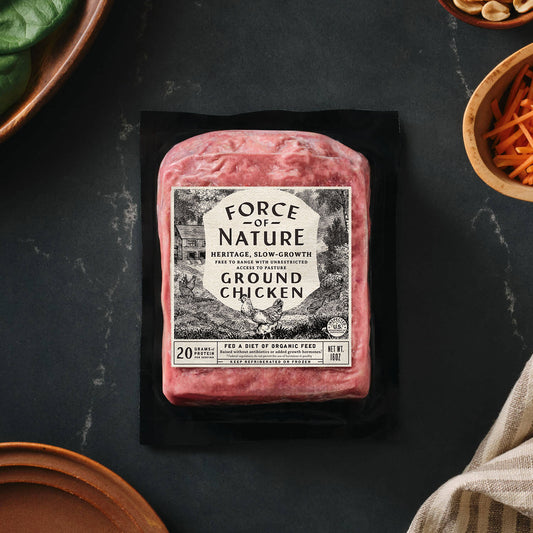 Heritage, Slow-Growth Ground Chicken