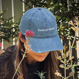 "Force of Nature" Denim Dad Hat thumbnail 1