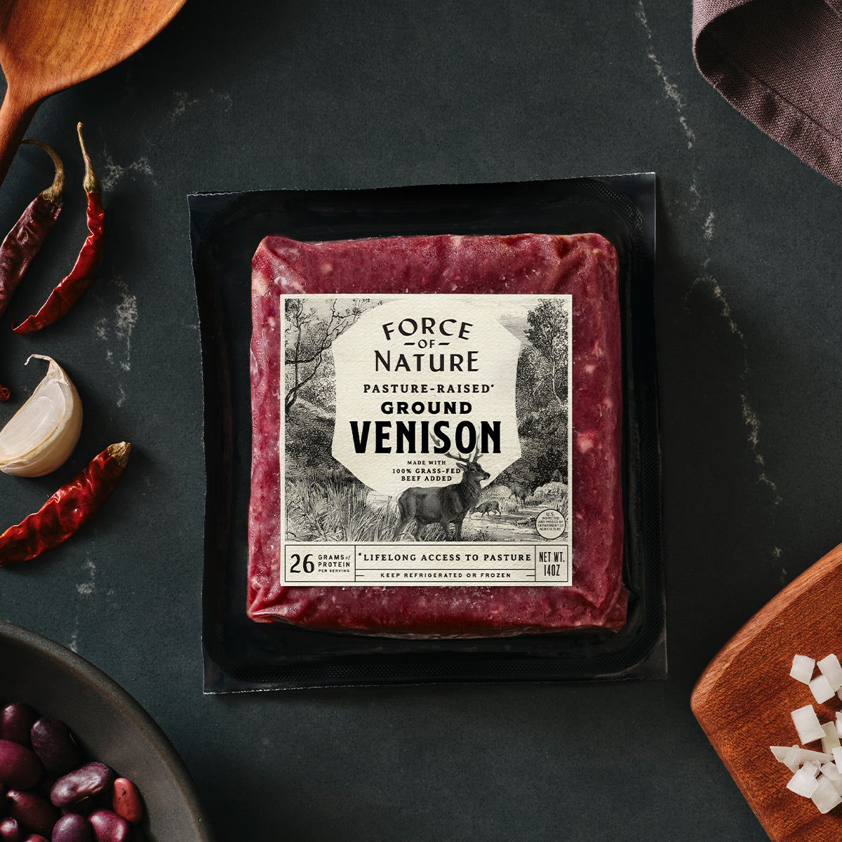 Grass Fed Ground Venison