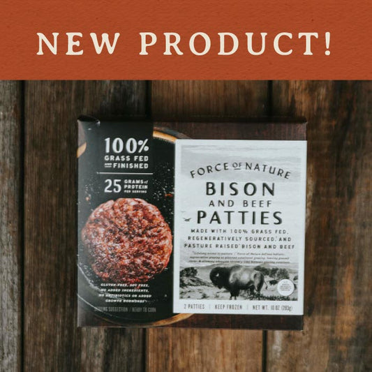 Bison and Beef Patties - 2 ct
