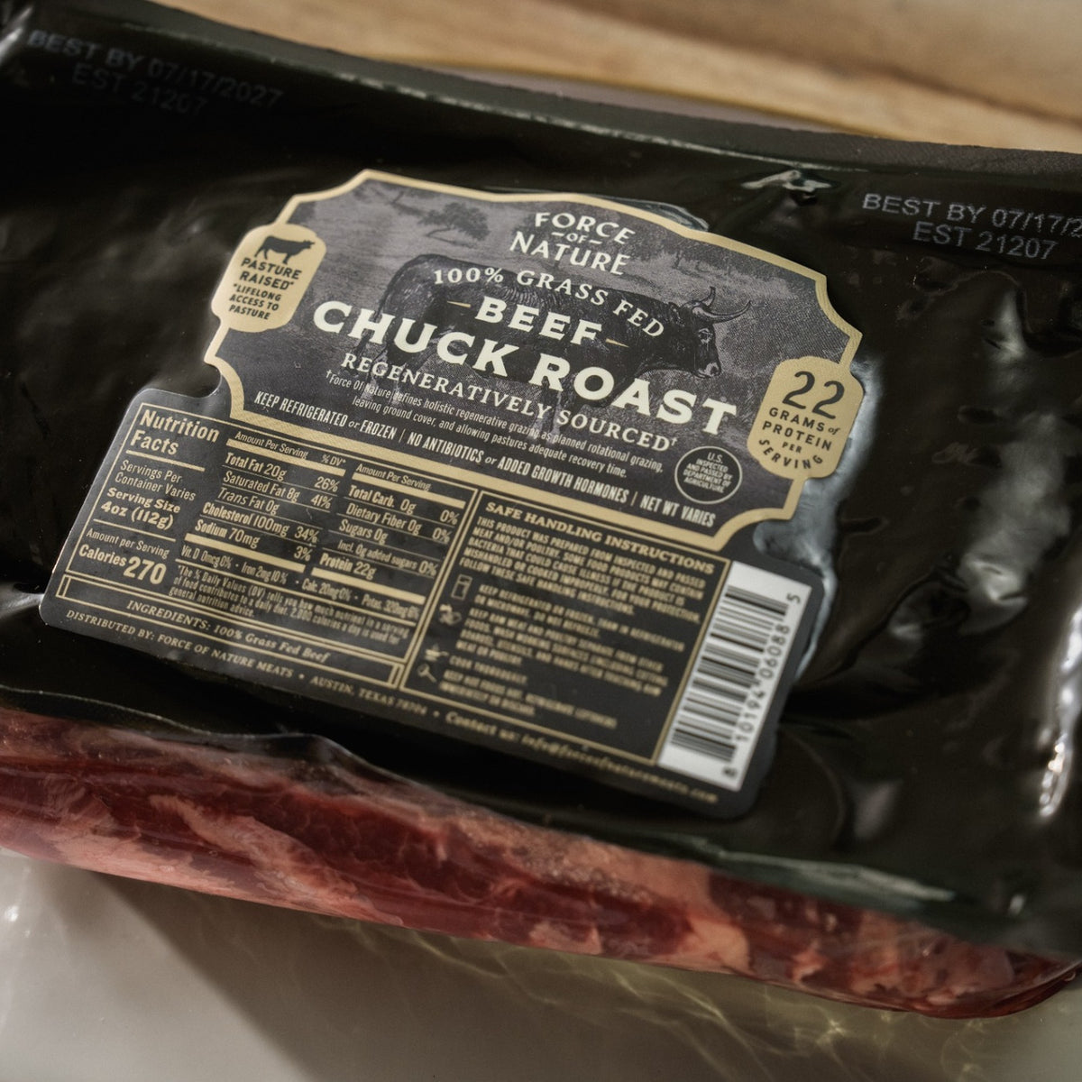Grass Fed Beef Chuck Roast