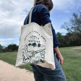 Impacting Land & Hearts Collection: "Roadrunner" Tote Bag (Organic Cotton) thumbnail 2