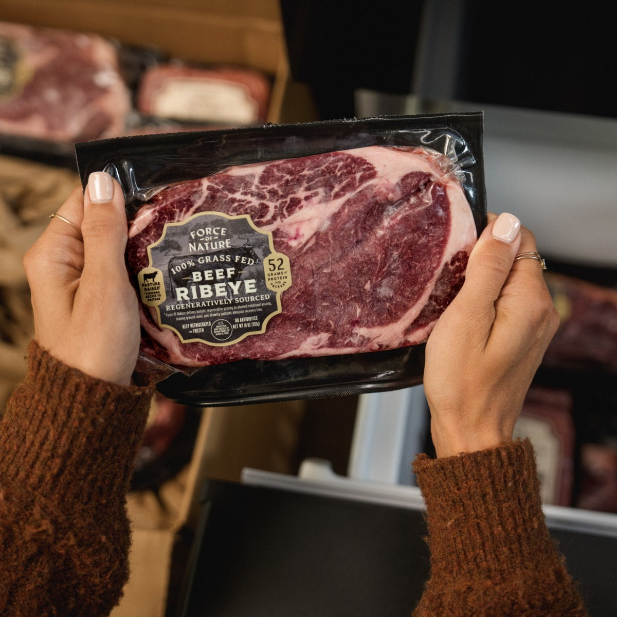 Grass Fed Beef Ribeye Steak