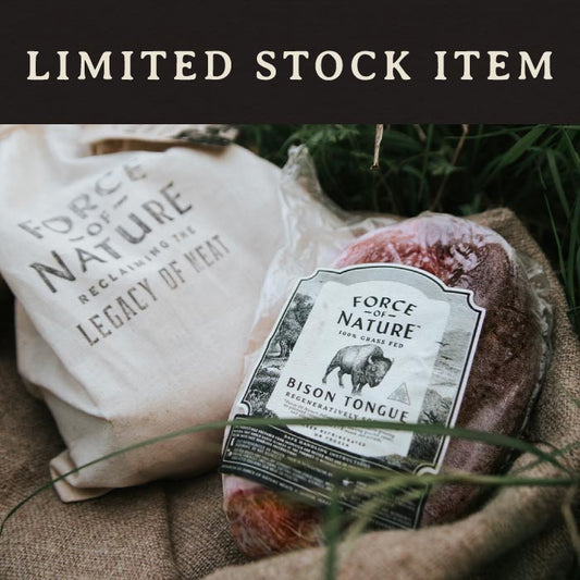 Grass Fed Bison Tongue