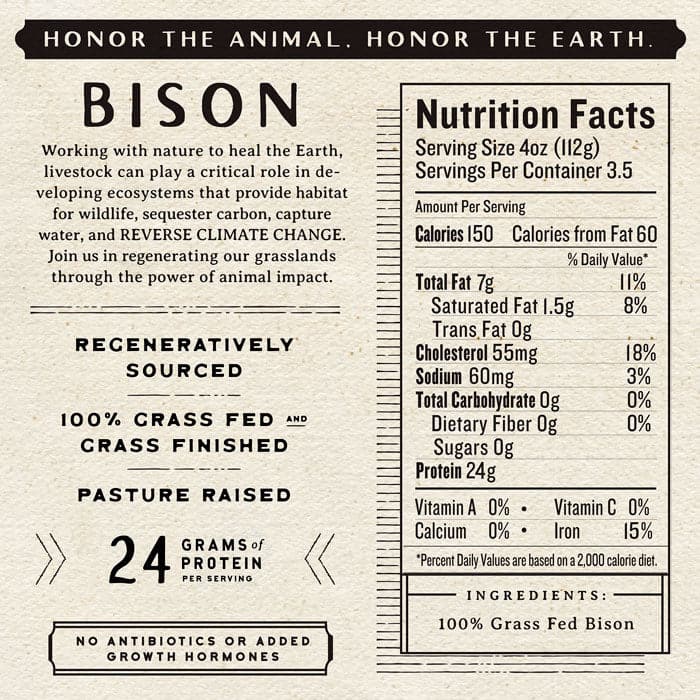 Regenerative Ground Bison Affiliate Gift