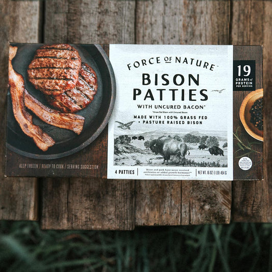 Bison Bacon Burger Patties