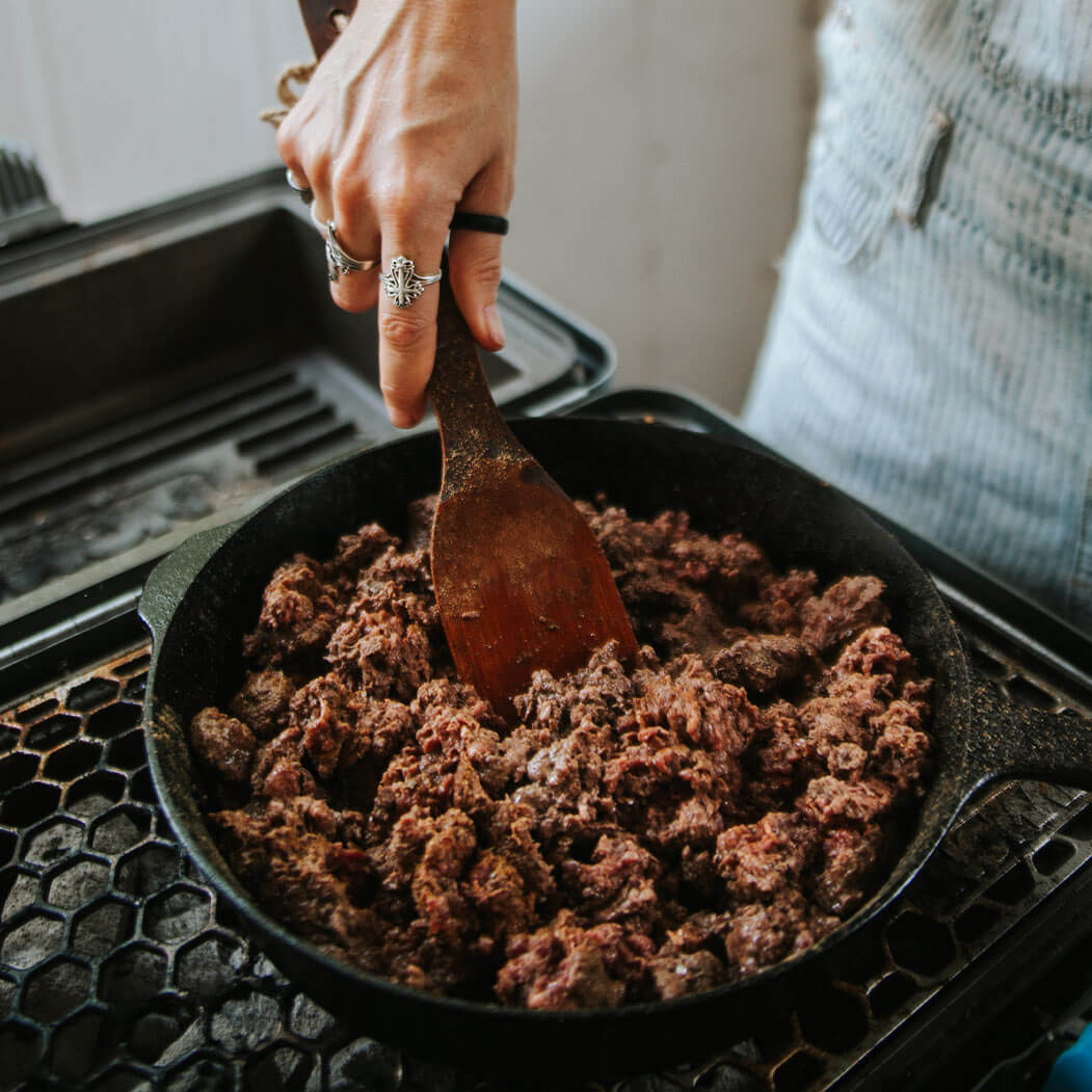 Sturring Buy Grass-fed Ground Venison Ancestral Meat - Force of Nature Meats