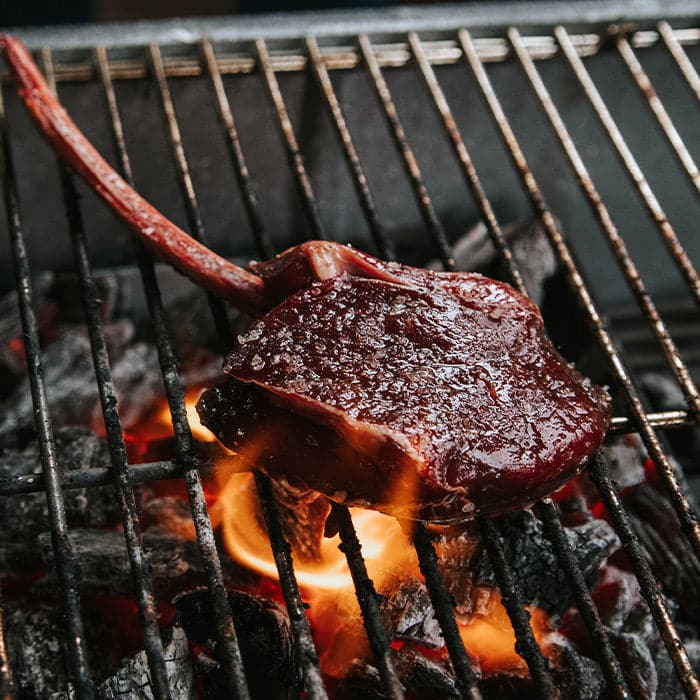 Grass Fed Venison Tomahawk Steak