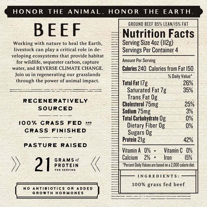 Regenerative Ground Beef