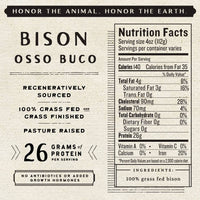 Grass Fed Bison Osso Buco thumbnail 3