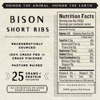 Grass Fed Bison Short Ribs thumbnail 5
