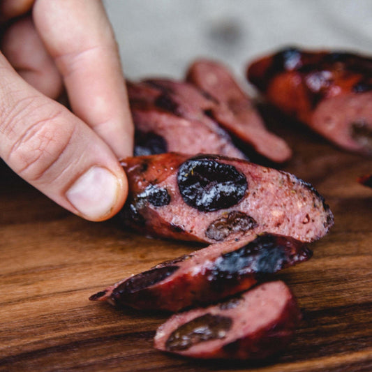 Grass Fed Venison & Beef Sausage with Cherry & Chipotle