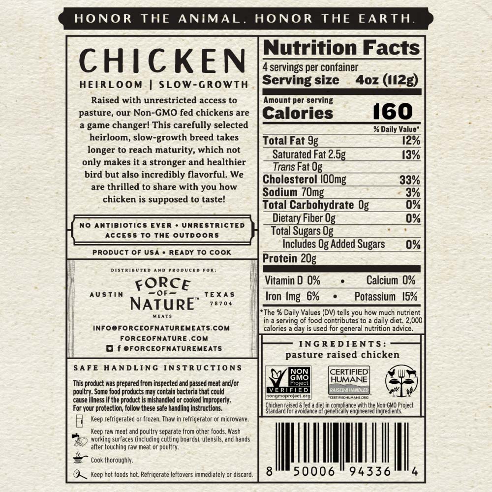 Pasture Raised Ground Chicken